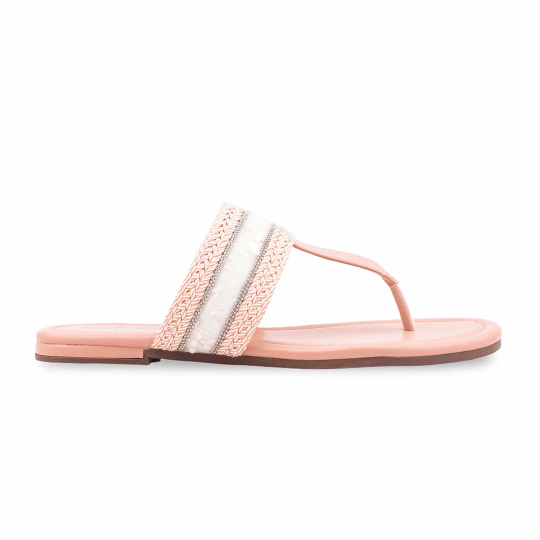 Pink Formal Chappal For Women FR0573