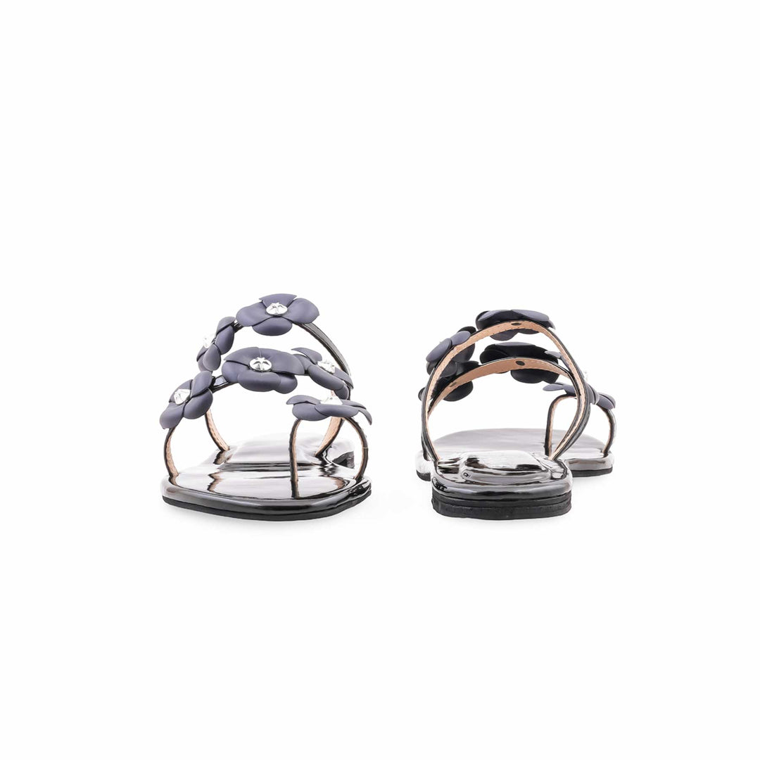 Black Formal Chappal For Ladies FR0577