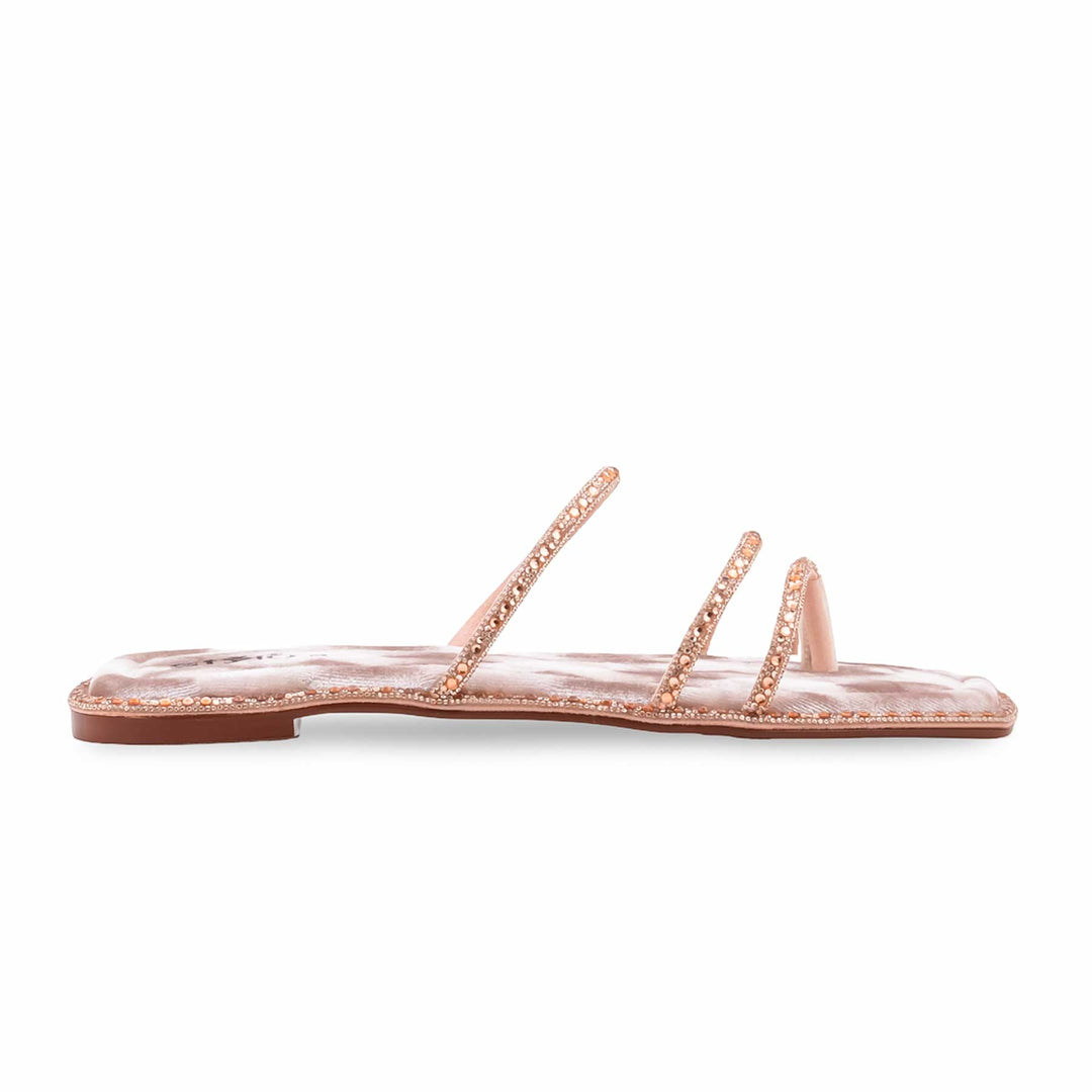 Beige Formal Chappal For Ladies FR0581