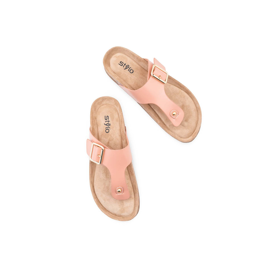 Pink Formal Chappal For Ladies FR0583
