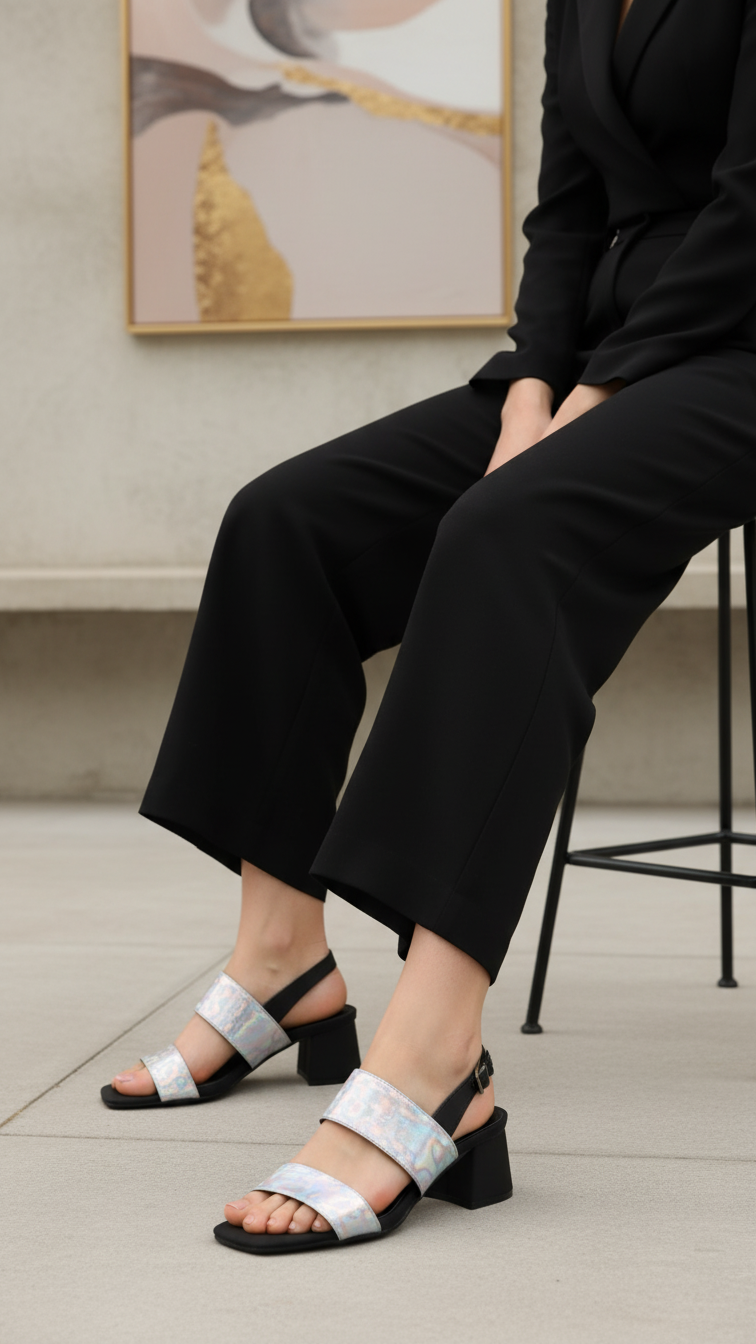 Black Formal Sandal FR5348