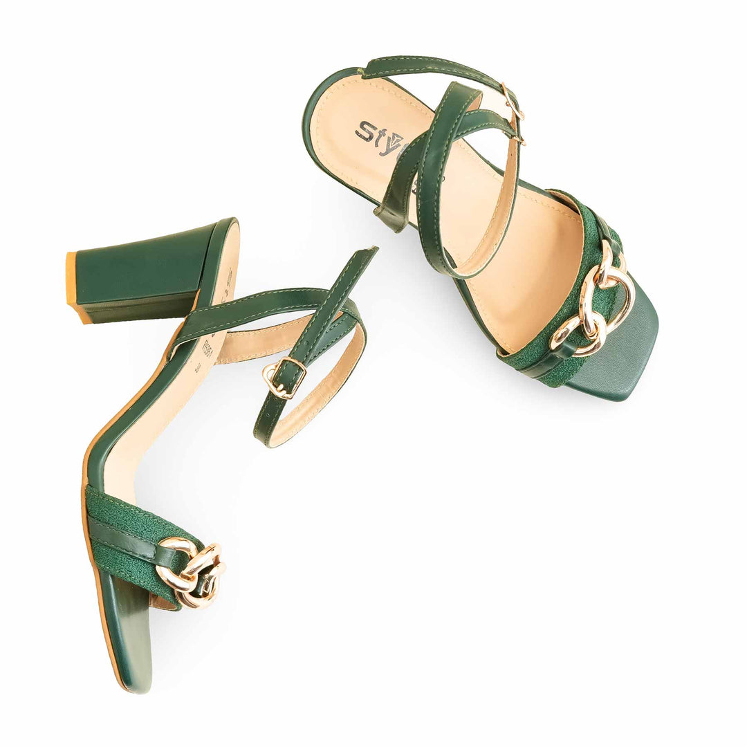 Green Formal Women Sandal FR5364