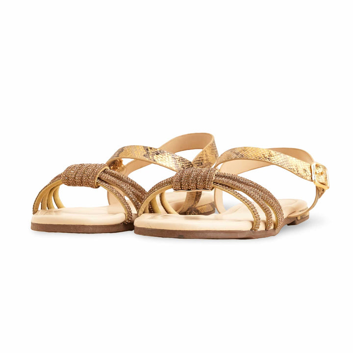 Golden Formal Sandal FR5393