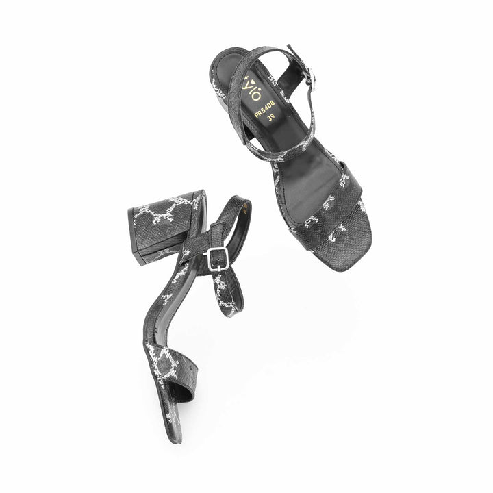 Black Formal Sandal For Women FR5408