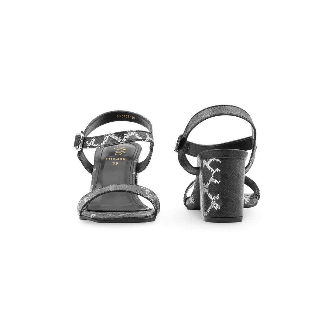 Black Formal Sandal For Women FR5408