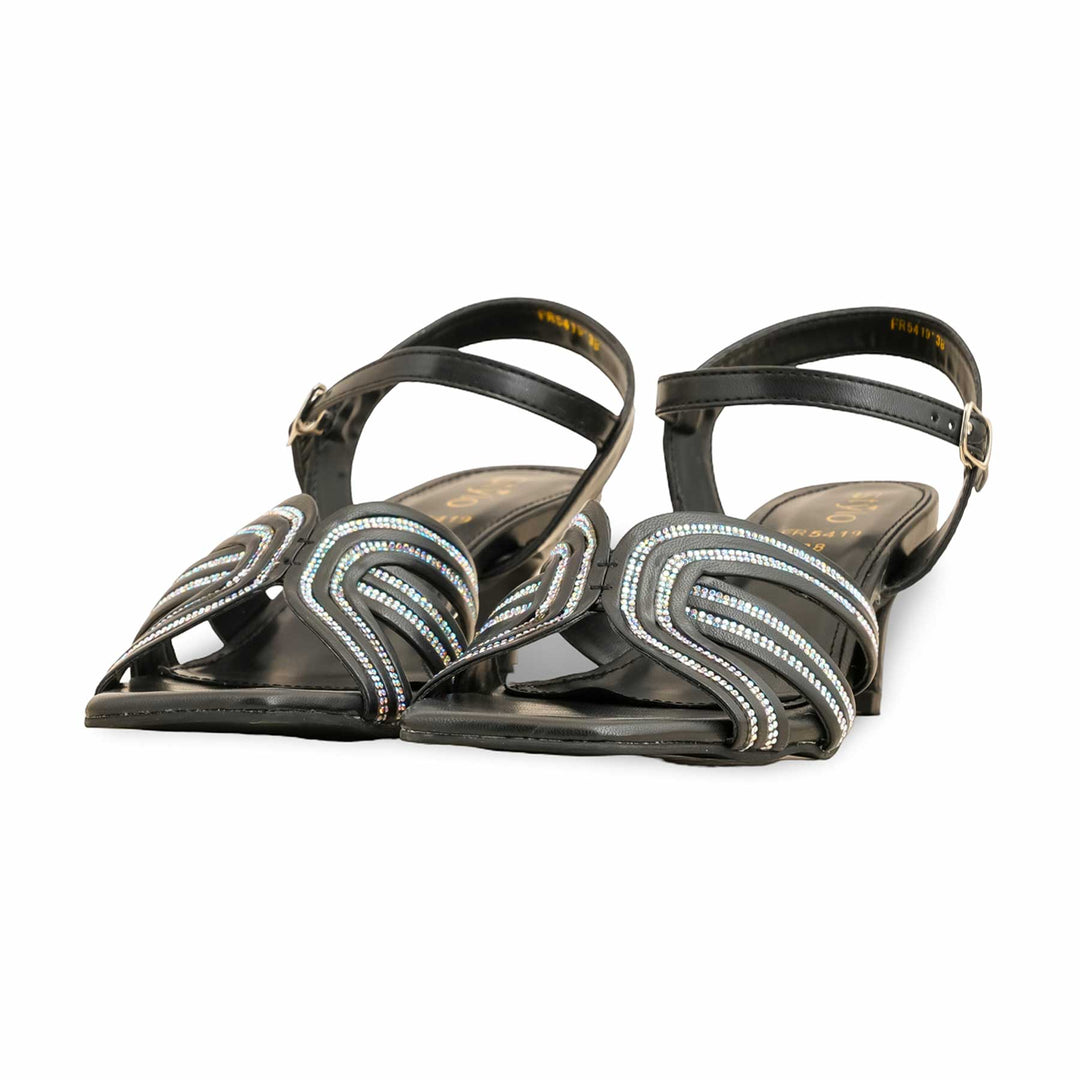 Black Formal Sandal FR5419