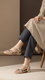 Golden Formal Sandal FR5420