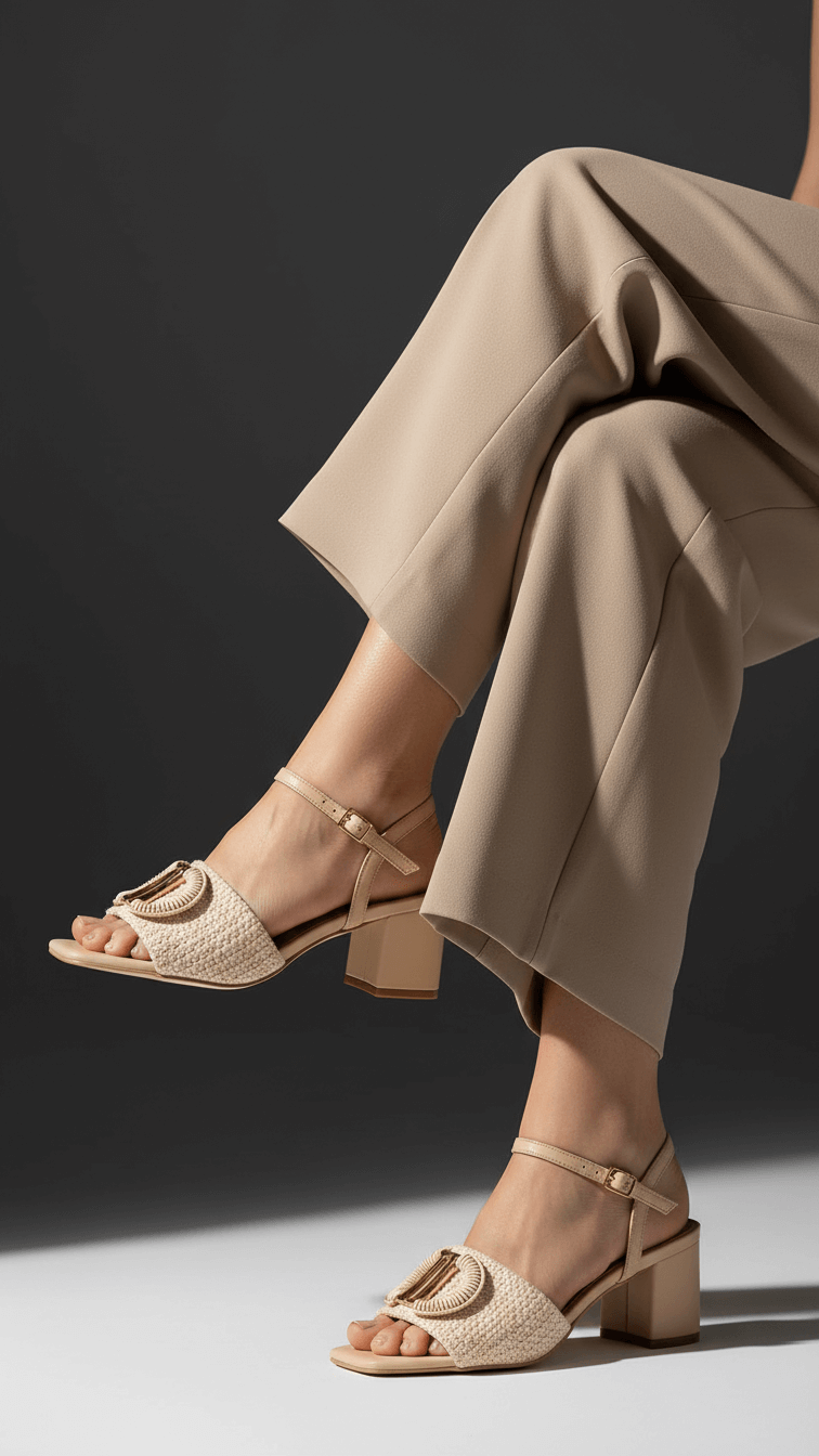 Cream Formal Sandal FR5423