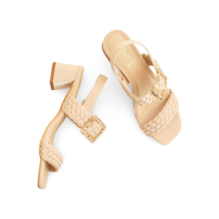 Beige Formal Women Sandal FR5437