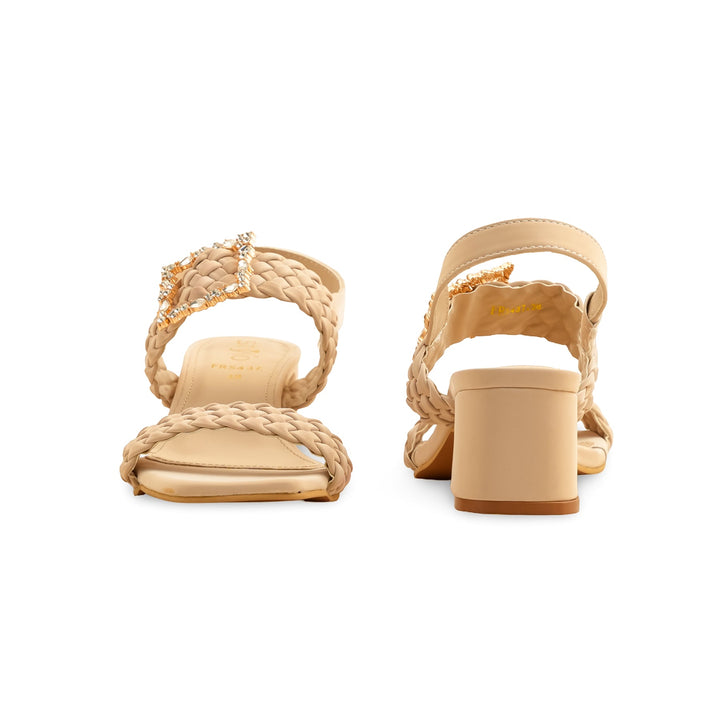 Beige Formal Women Sandal FR5437