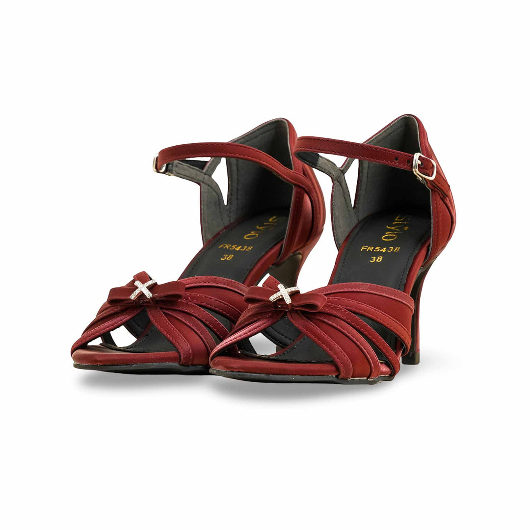 Maroon Formal Sandal FR5438
