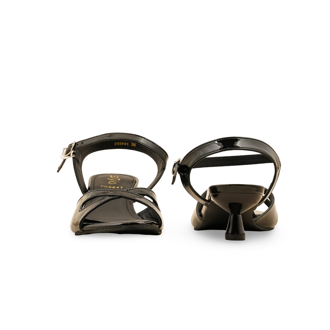 Black Formal Sandal For Ladies FR5441