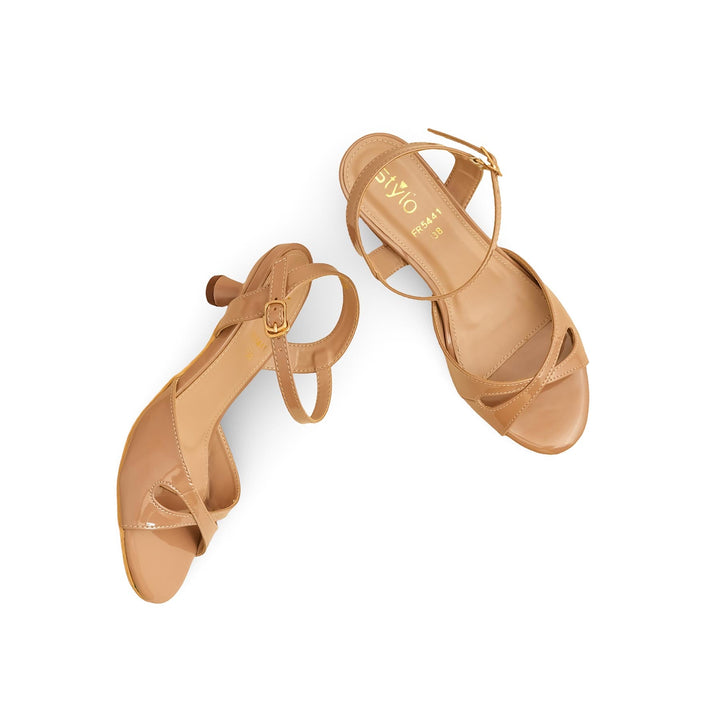 Beige Formal Sandal For Women FR5441