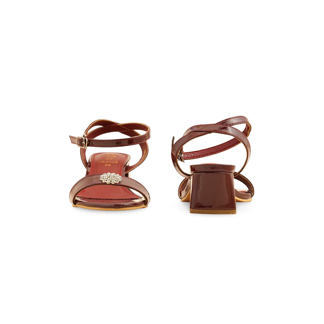 Maroon Formal Sandal FR5442
