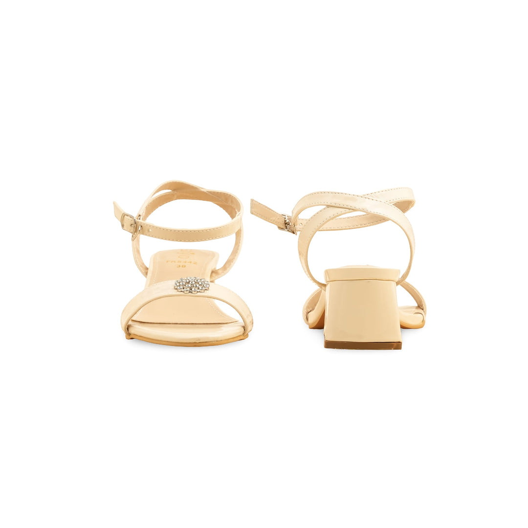 Cream Formal Sandal FR5442
