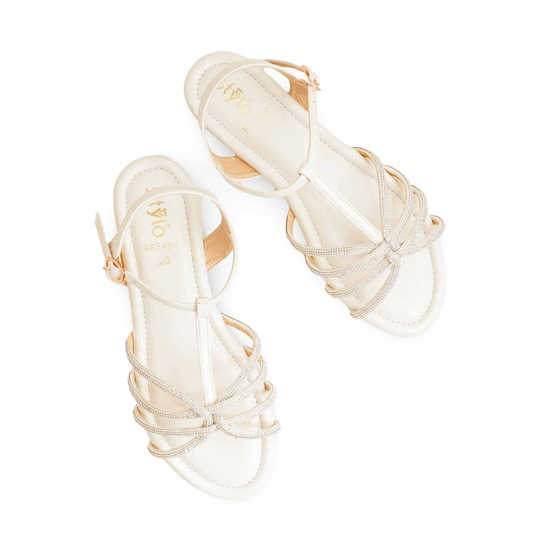 Cream Formal Sandal FR5462