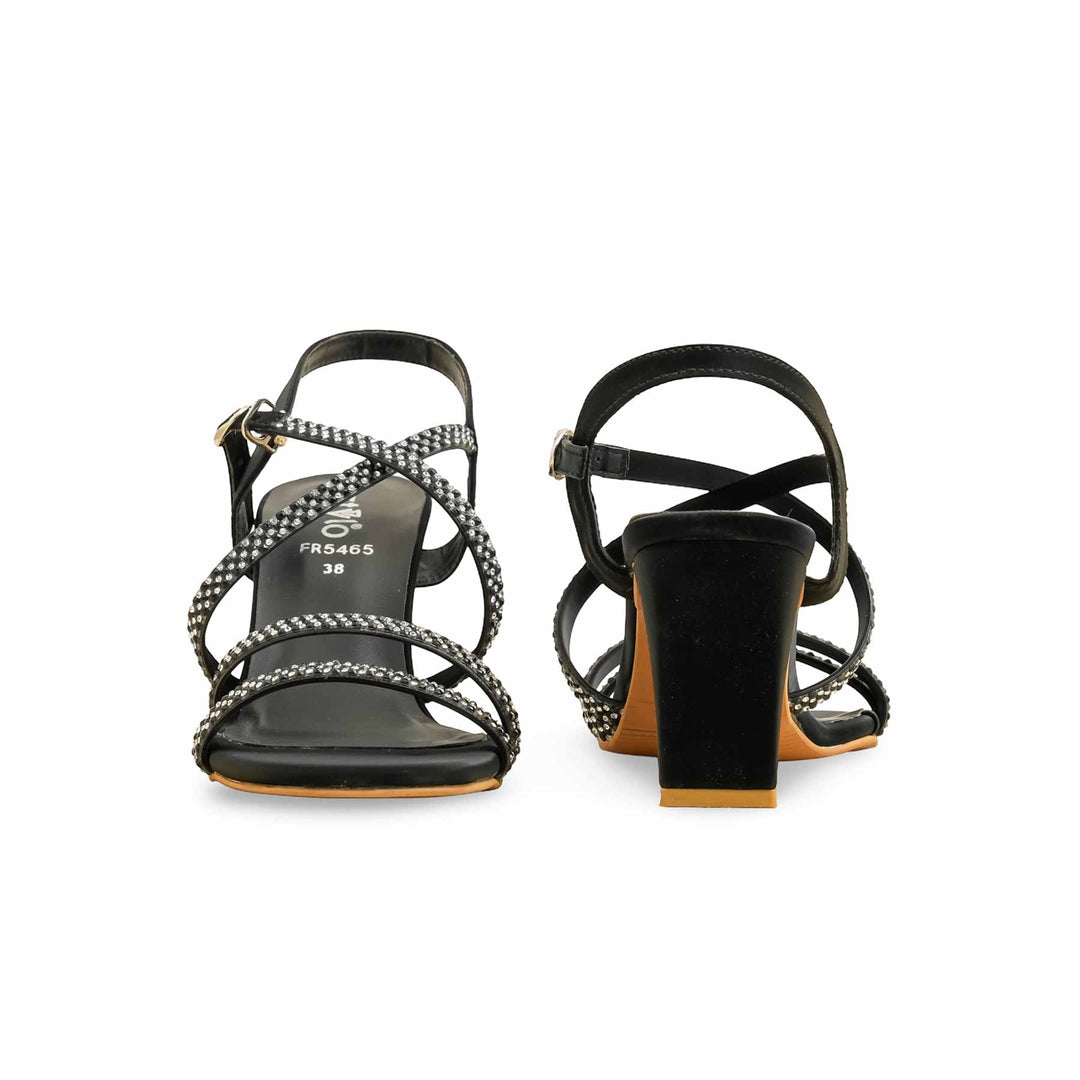 Black Formal Sandal FR5465