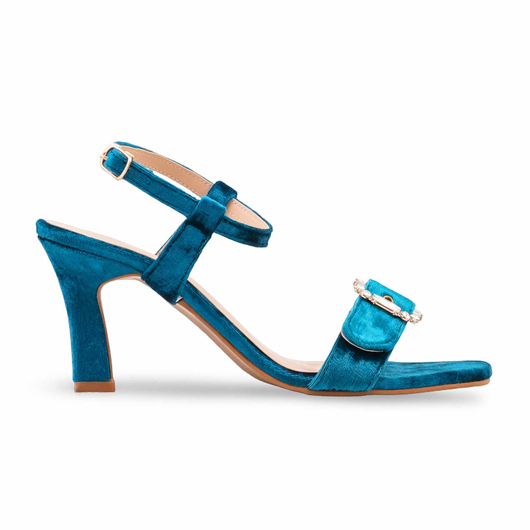 Teal Blue Formal Sandal For Women FR5477