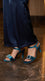 Teal Blue Formal Sandal For Women FR5477