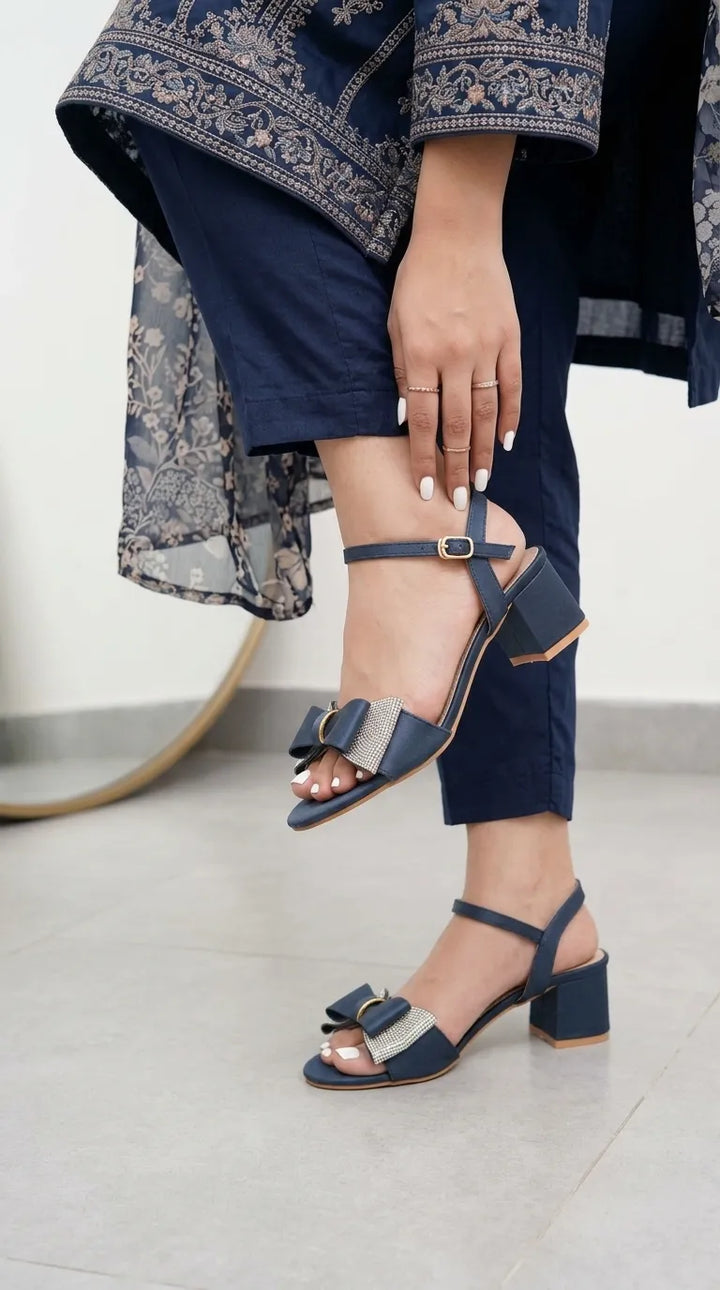 Navy Formal Sandal For Women FR5478