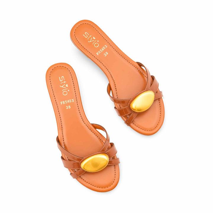 Tan Formal Sandal For Ladies FR5483