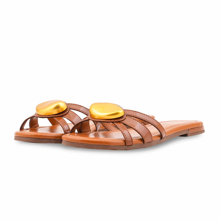 Tan Formal Sandal For Ladies FR5483