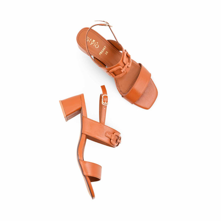 Brown Formal Sandal For Women FR5487