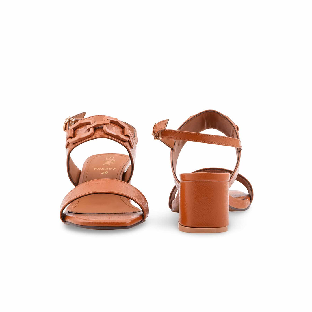 Brown Formal Sandal For Women FR5487