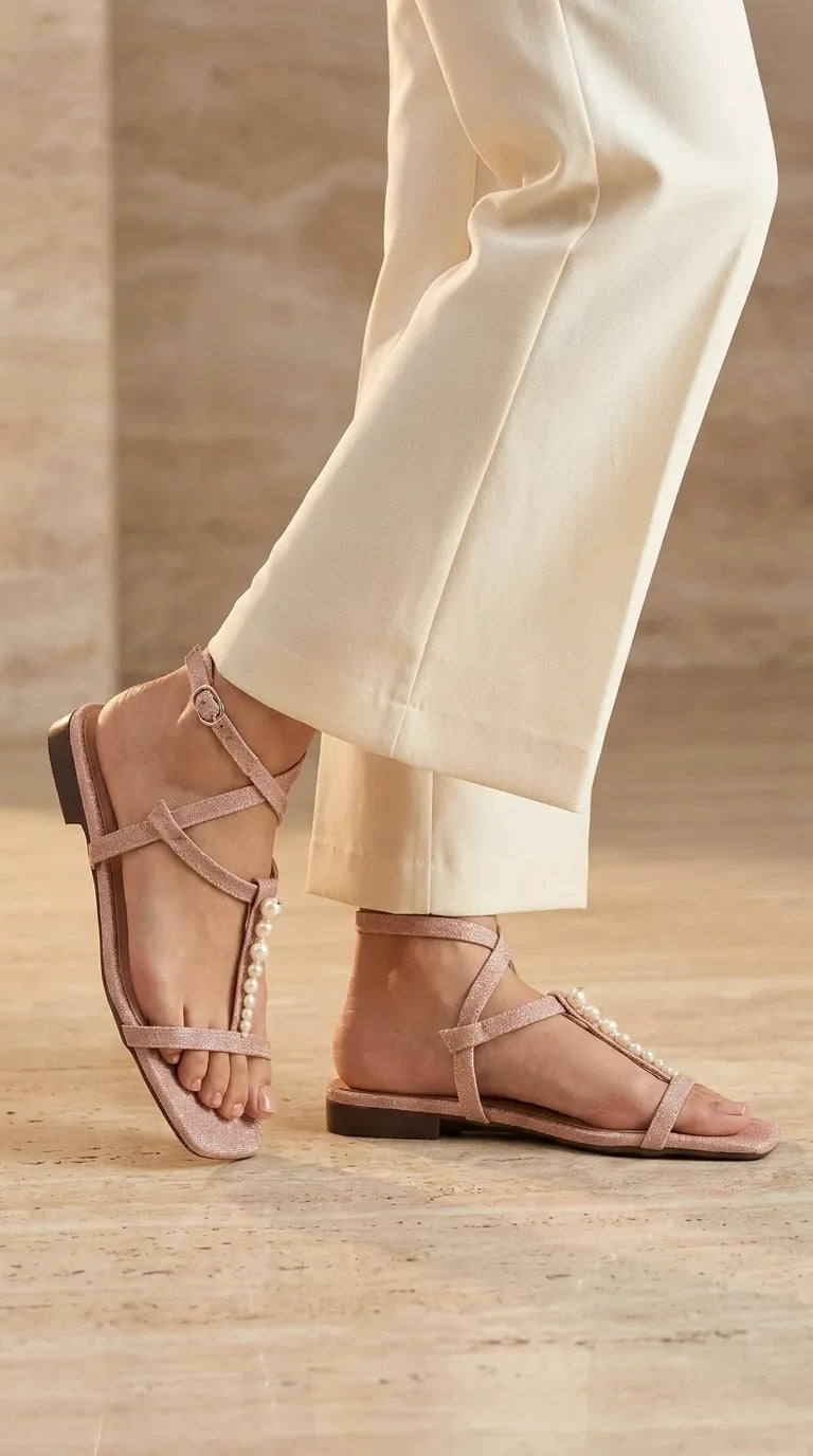 Pink Formal Sandal For Ladies FR5493