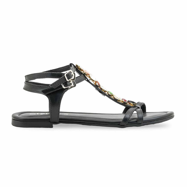 Black Formal Sandal For Ladies FR5494