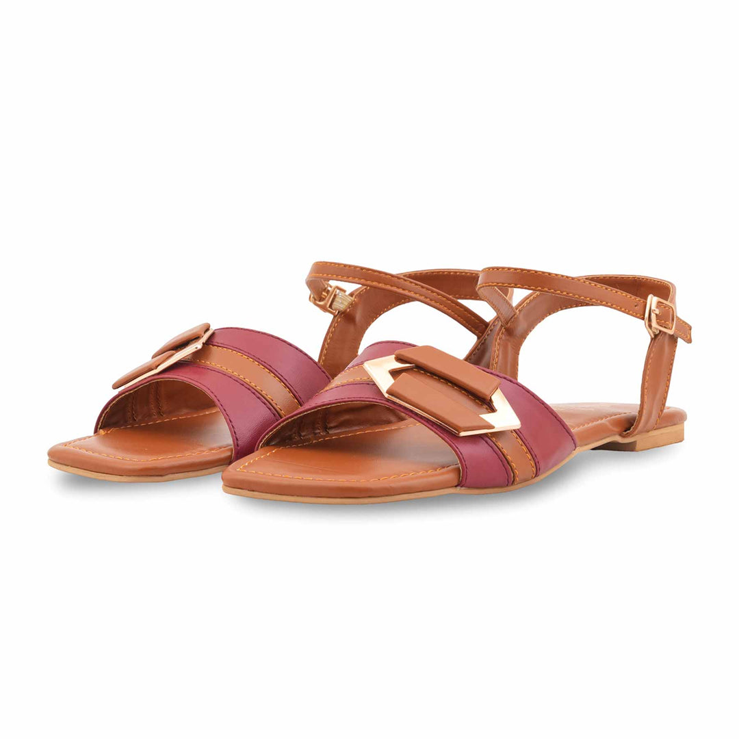 Mustard Formal Sandal For Women FR5495