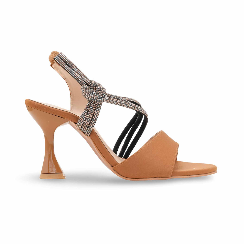 Beige Formal Sandal For Ladies FR5496