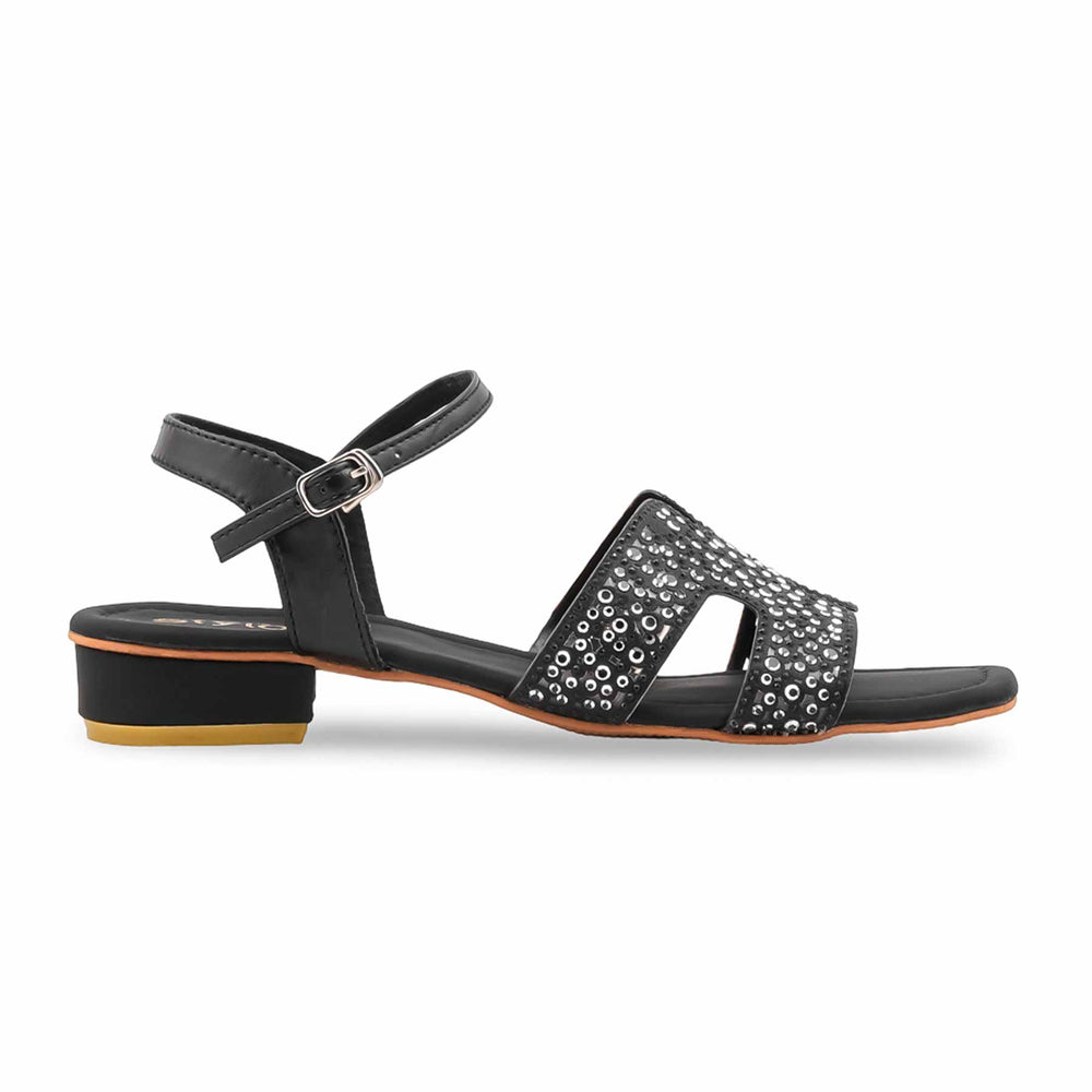Black Formal Sandal For Women FR5498