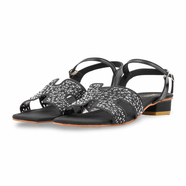 Black Formal Sandal For Women FR5498