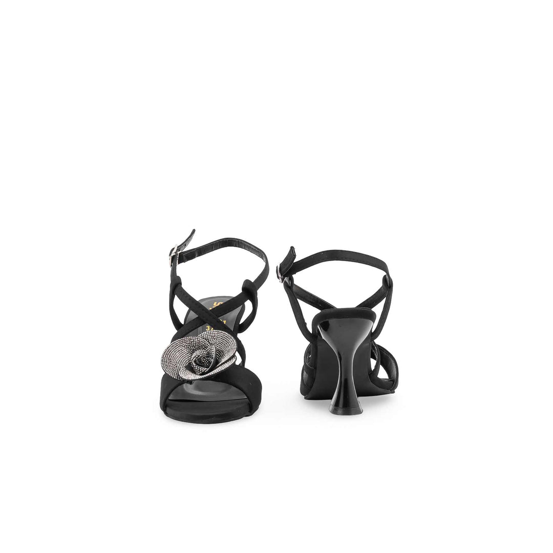 Black Formal Sandal For Women FR5501