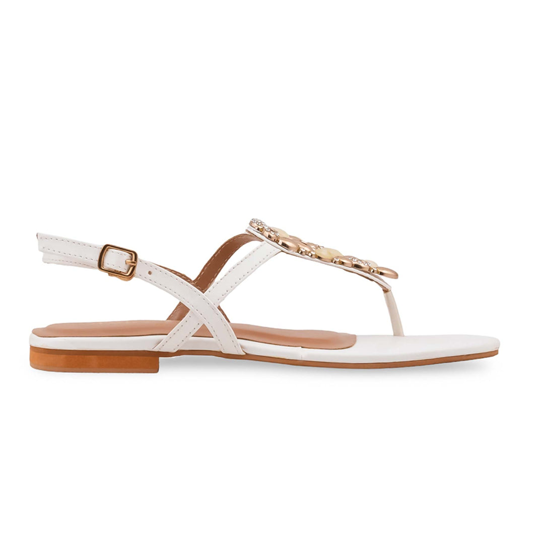 White Formal Sandal For Women FR5503
