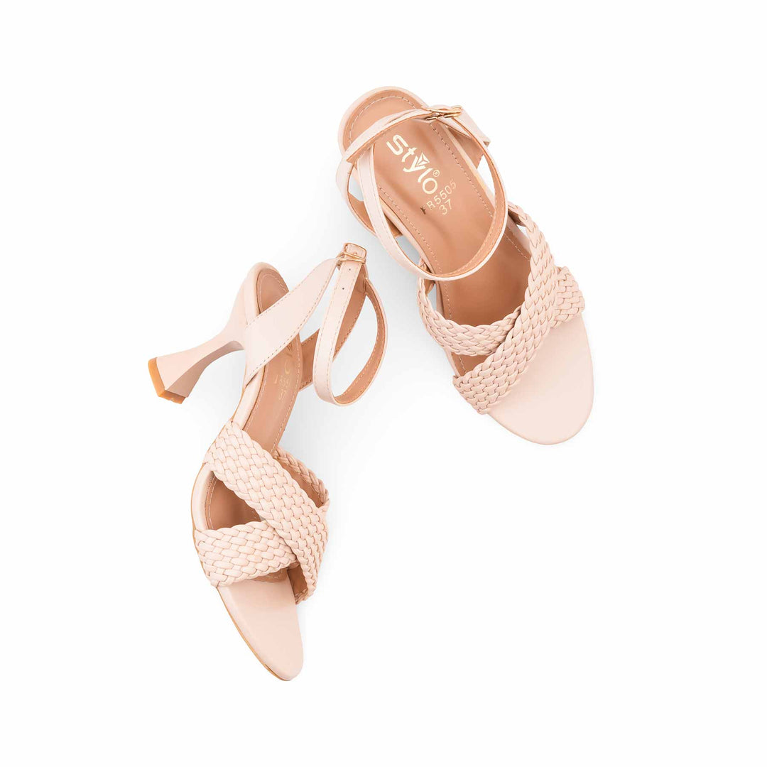 Cream Formal Sandal For Women FR5505