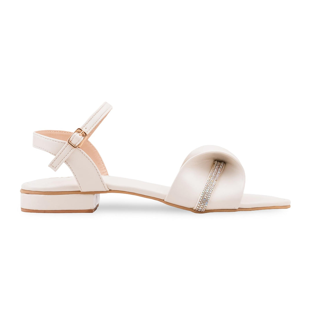 White Formal Sandal For Ladies FR5510