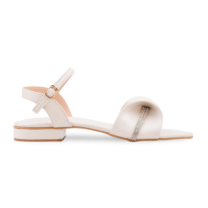 White Formal Sandal For Ladies FR5510