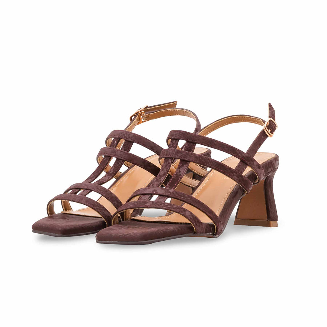 Brown Formal Sandal For Women FR5516