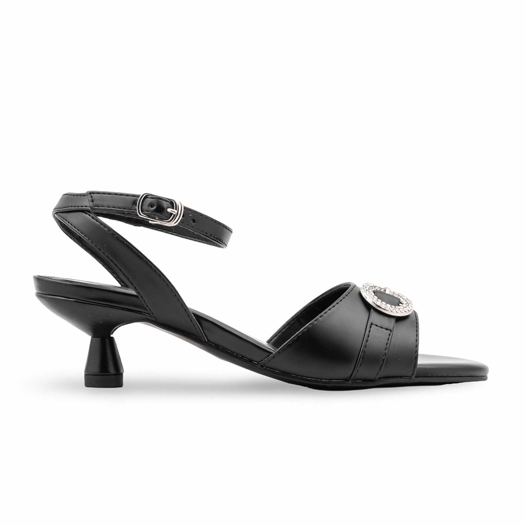 Black Formal Sandal For Women FR5520