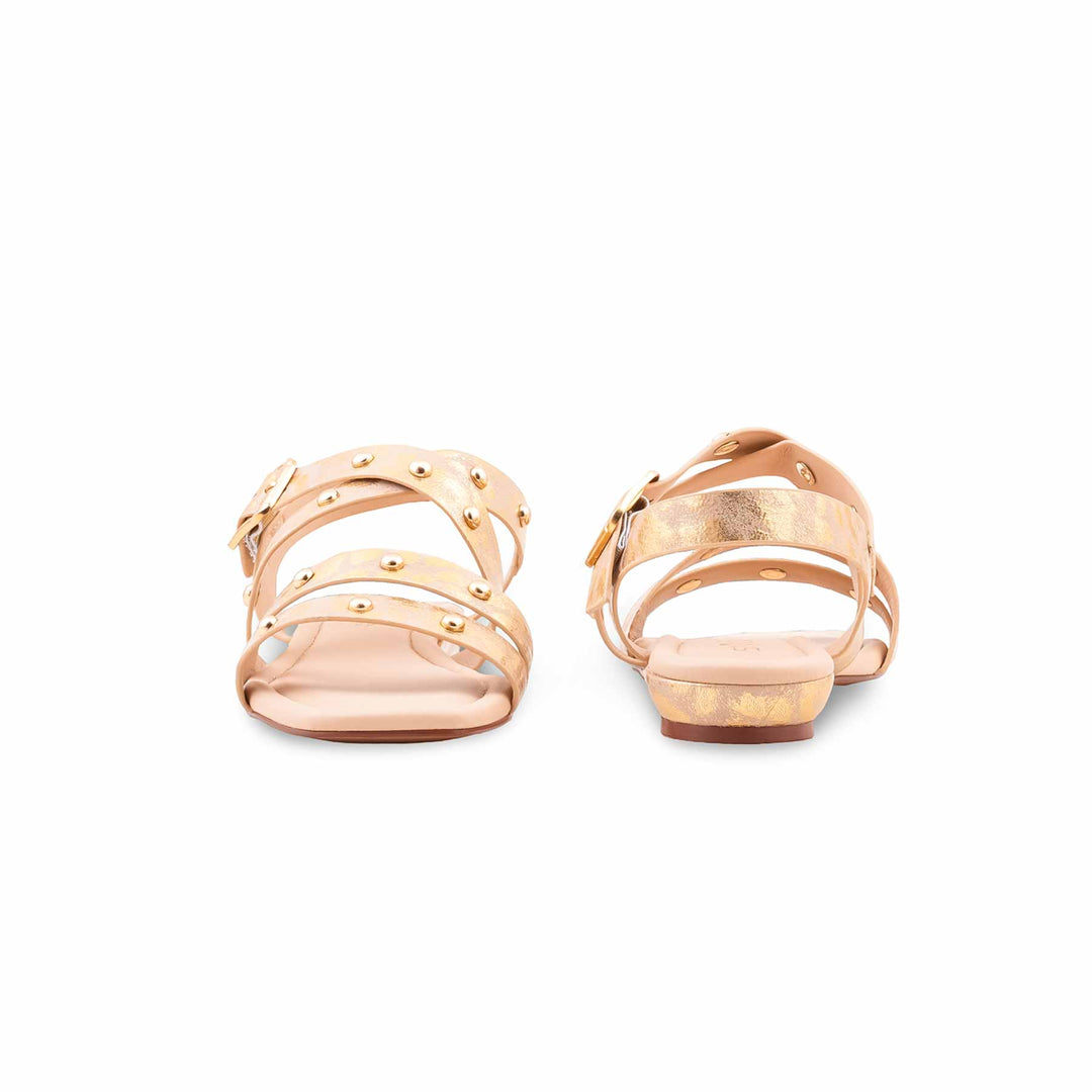 Golden Formal Sandal For Ladies FR5521