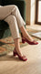 Maroon Formal Women Sandal FR5522