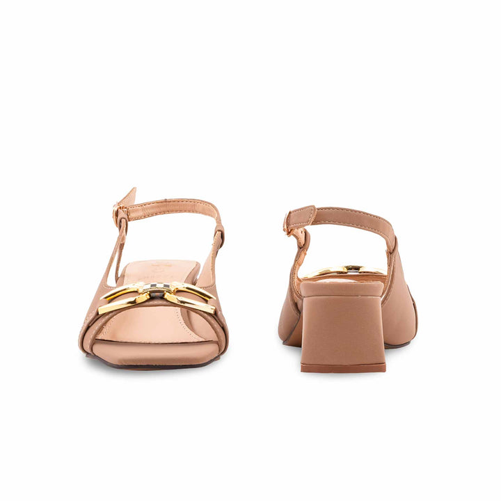 Beige Formal Sandal For Women FR5522