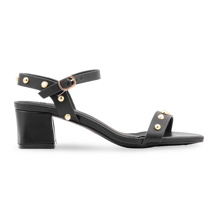 Black Formal Sandal For Women FR5523