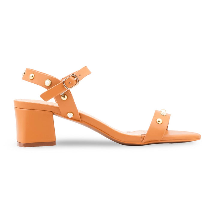Mustard Formal Sandal For Women FR5523