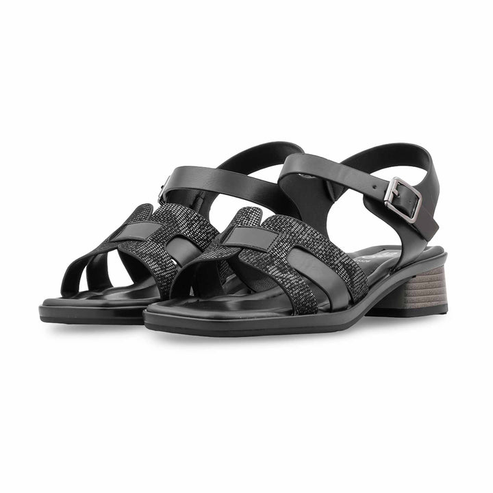 Black Formal Sandal For Women FR5526