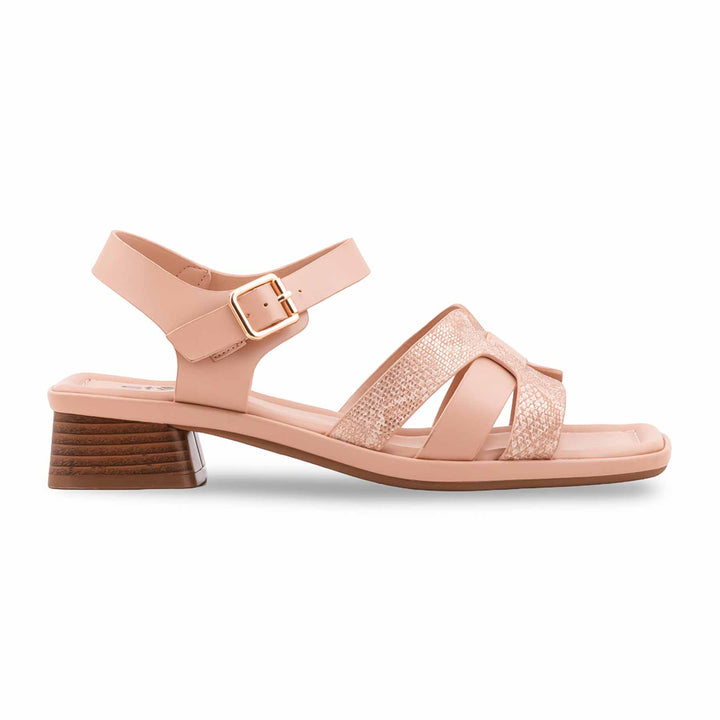 Peach Formal Sandal For Women FR5526