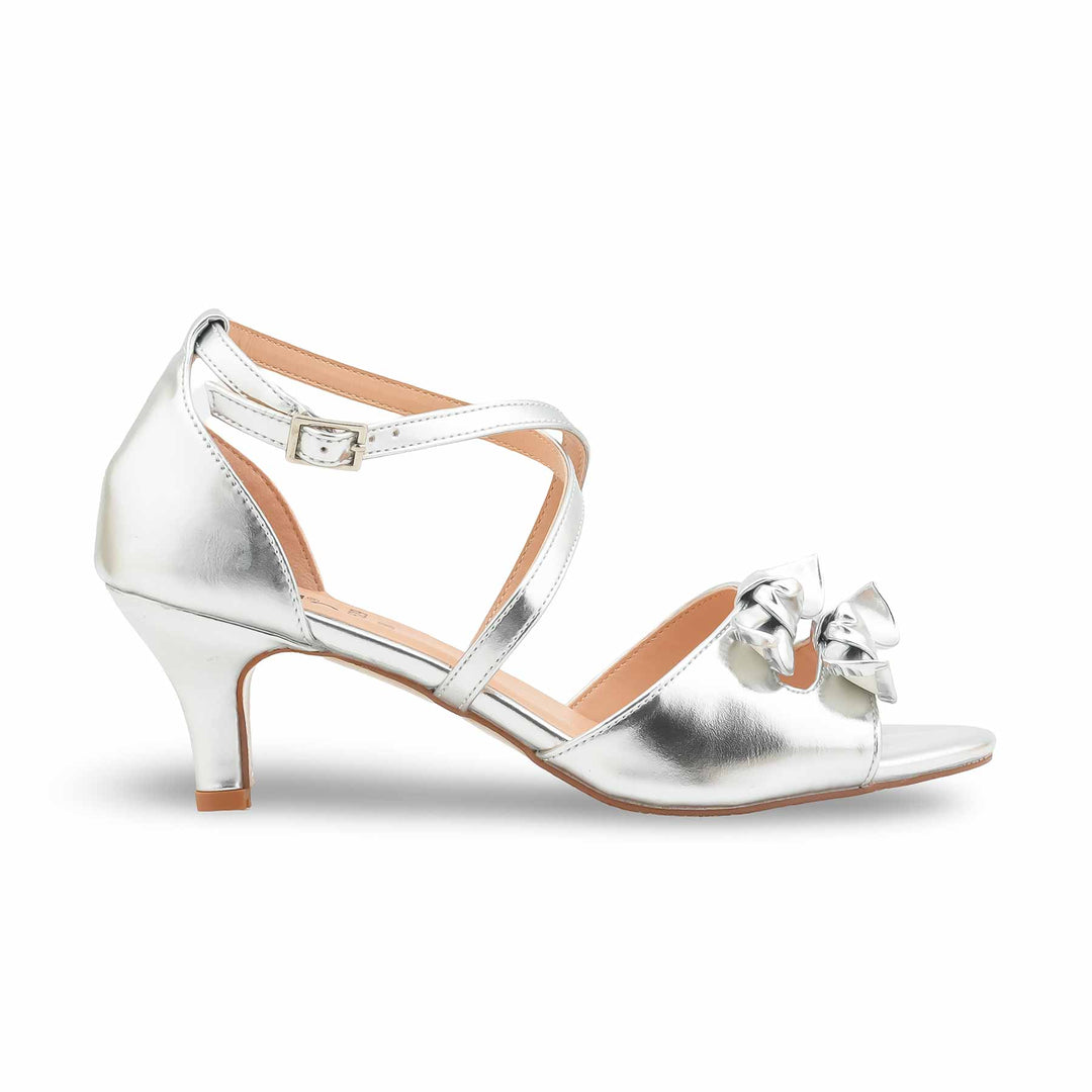 Silver Formal Sandal For Women FR5529