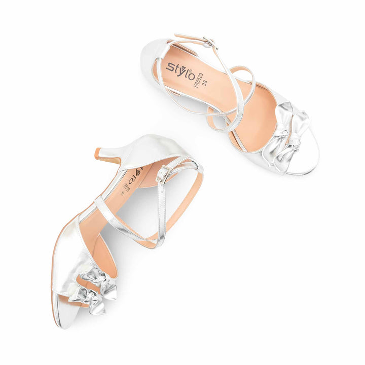 Silver Formal Sandal For Women FR5529